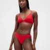 Bikini van biologisch stretchkatoen met logo