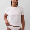 Bikini van biologisch stretchkatoen met logo