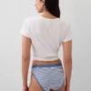 Bikini van biologisch stretchkatoen met logo