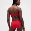Bikini van biologisch stretchkatoen met logo