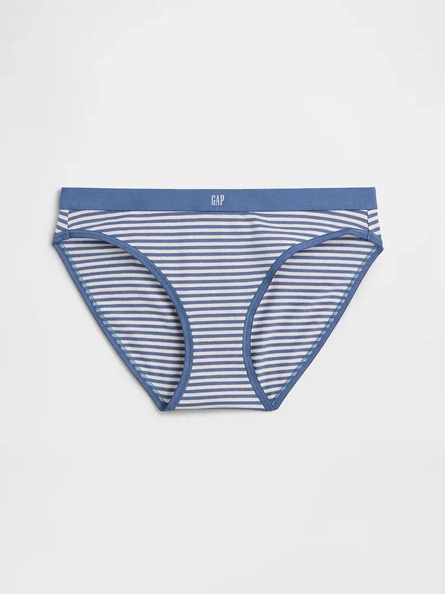 Bikini van biologisch stretchkatoen met logo