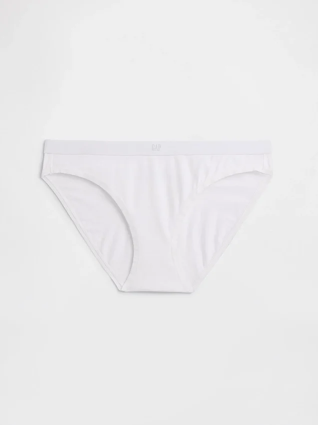 Bikini van biologisch stretchkatoen met logo