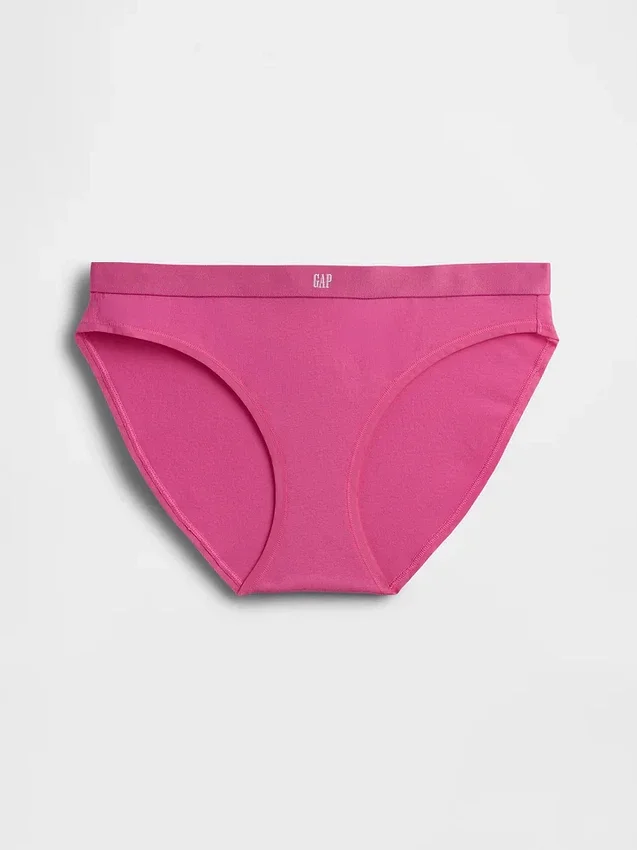 Bikini van biologisch stretchkatoen met logo