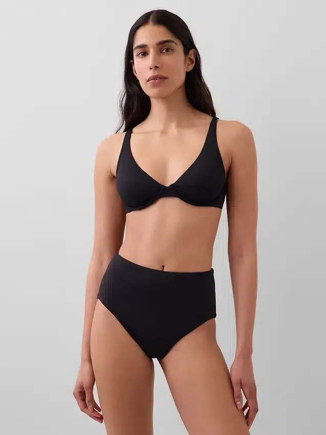 Bikinibroekje met hoge taille