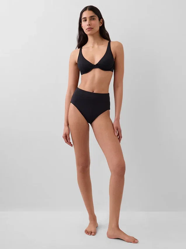 Bikinibroekje met hoge taille