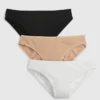 Bikinibroekje van biologisch stretchkatoen (3-pack)