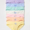 Bikinibroekjes voor kinderen met dagen van de week (7-pack)