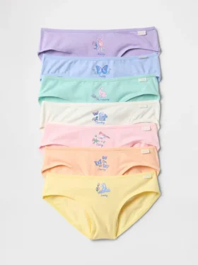 Bikinibroekjes voor kinderen met dagen van de week (7-pack)