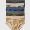 Biologische katoenen camouflage-slips voor kinderen (5-pack)