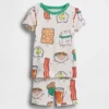 Biologische pyjama-set met korte broek van geborsteld katoen voor Baby & Peuter