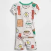 Biologische pyjama-set met korte broek van geborsteld katoen voor Baby & Peuter