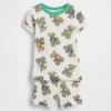 Biologische pyjama-set van geborsteld katoen voor Baby & Peuter met Brannan Bear-tennismotief