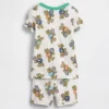 Biologische pyjama-set van geborsteld katoen voor Baby & Peuter met Brannan Bear-tennismotief
