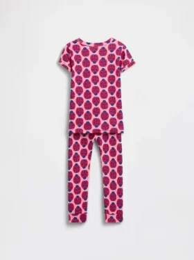 Biologische pyjamaset van geborsteld katoen met lieveheersbeestjesprint voor Baby & Peuter
