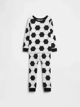 Biologische pyjamaset van geborsteld katoen voor Baby & Peuter