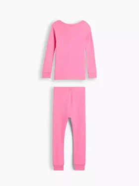 Biologische pyjamaset van geborsteld katoen voor Baby & Peuter met in het donker oplichtend skeletmotief