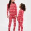 Biologische pyjamaset van geborsteld katoen voor kinderen en baby’s