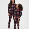 Biologische pyjamaset van geborsteld katoen voor kinderen en baby’s