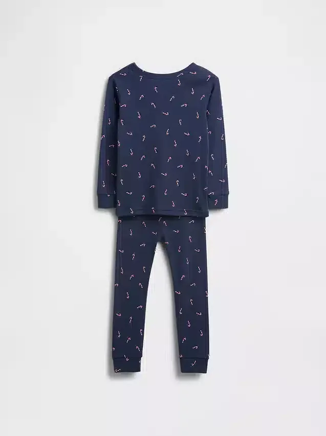 Biologische pyjamaset van geborsteld katoen voor kinderen en baby’s
