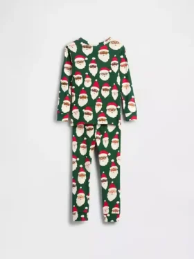 Biologische pyjamaset van geborsteld katoen voor kinderen en baby’s