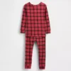 Biologische pyjamaset van geborsteld katoen voor kinderen en baby’s