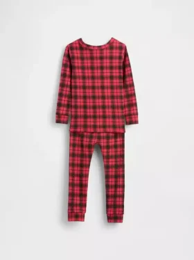 Biologische pyjamaset van geborsteld katoen voor kinderen en baby’s