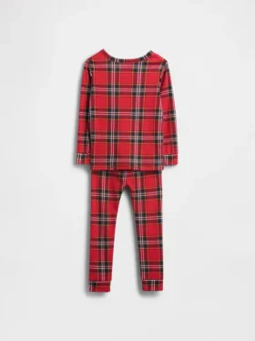 Biologische pyjamaset van geborsteld katoen voor kinderen en baby’s