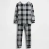 Biologische pyjamaset van geborsteld katoen voor kinderen en baby’s