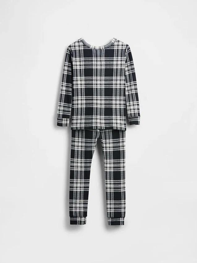 Biologische pyjamaset van geborsteld katoen voor kinderen en baby’s