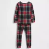 Biologische pyjamaset van geborsteld katoen voor kinderen en baby’s