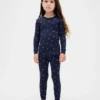 Biologische pyjamaset van geborsteld katoen voor kinderen en baby’s