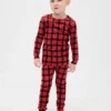 Biologische pyjamaset van geborsteld katoen voor kinderen en baby’s