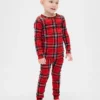 Biologische pyjamaset van geborsteld katoen voor kinderen en baby’s