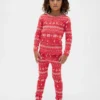Biologische pyjamaset van geborsteld katoen voor kinderen en baby’s