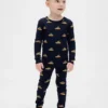 Biologische pyjamaset van geborsteld katoen voor kinderen en baby’s
