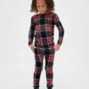 Biologische pyjamaset van geborsteld katoen voor kinderen en baby’s