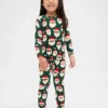 Biologische pyjamaset van geborsteld katoen voor kinderen en baby’s