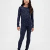 Biologische pyjamaset van geborsteld katoen voor kinderen en baby’s