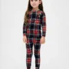 Biologische pyjamaset van geborsteld katoen voor kinderen en baby’s