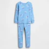 Biologische pyjamaset van geborsteld katoen voor kinderen en baby’s