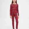 Biologische pyjamaset van geborsteld katoen voor kinderen en baby’s