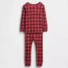 Biologische pyjamaset van geborsteld katoen voor kinderen en baby’s