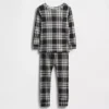 Biologische pyjamaset van geborsteld katoen voor kinderen en baby’s