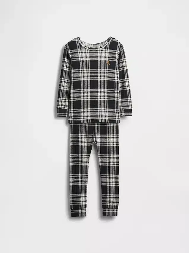 Biologische pyjamaset van geborsteld katoen voor kinderen en baby’s
