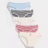 Biologische stretchkatoenen bikinibroekjes voor kinderen (5-pack)