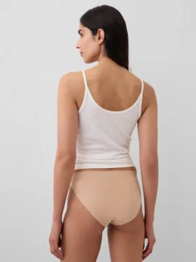 Biologische stretchkatoenen onzichtbare bikinibroek