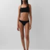 Biologische stretchkatoenen onzichtbare bikinibroek