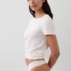 Biologische stretchkatoenen onzichtbare string
