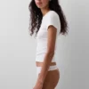 Biologische stretchkatoenen string