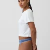 Biologische stretchkatoenen string